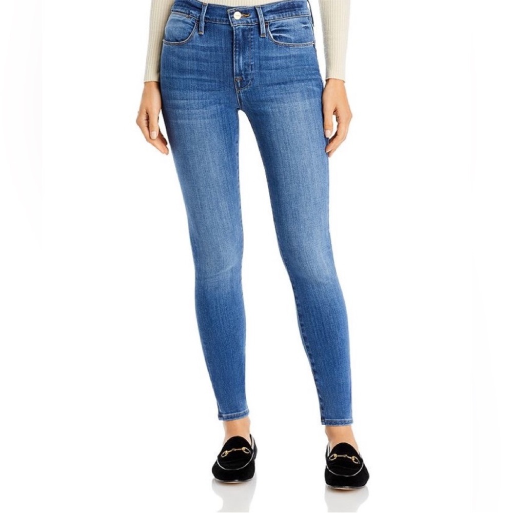 Frame (31) Ali High Rise Cigarette Jeans in Opus